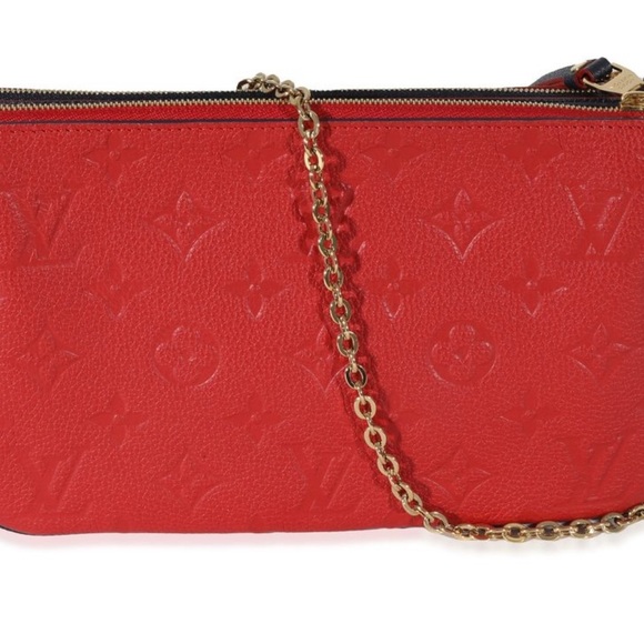 💎✨FULL INCLUSION ✨💎 LOUIS VUITTON Empriente Leather Multicolor double Pouchette! - Picture 5 of 7